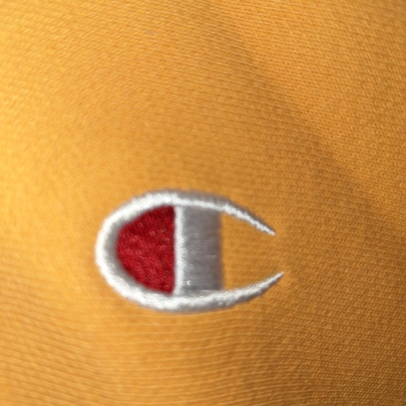 Champion Reverse Weave Women's Orange Cropped Hoodie in a size medium. EUC - Picture 2 of 7